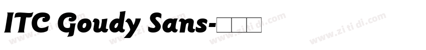 ITC Goudy Sans字体转换